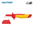 Cuchillo para cables VDE con cabeza redonda y protector